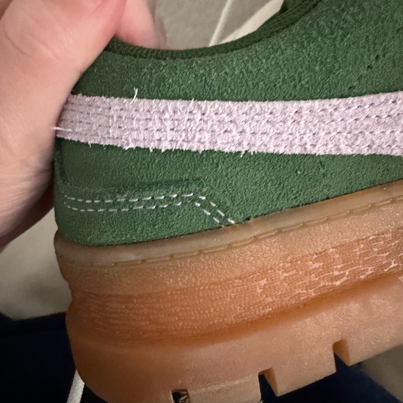 Puma x liberty mayze platform gumshoe sneaker embroidered floral green lilac ltd - Picture 10 of 17